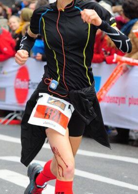 Janina JENNES Beim Kölner Ultramarathon