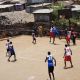 Teamplay On The Basketball Court Ath The Slum Korogocho In Nairobi