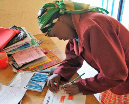 170 2017.04.06 Pauline Wangari IHUGO Zu Besuch In Der Nursery School 07