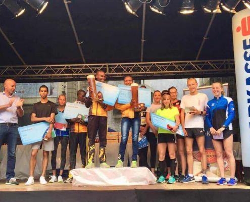 Die Sieger des Hauptlaufes in Innsbruck