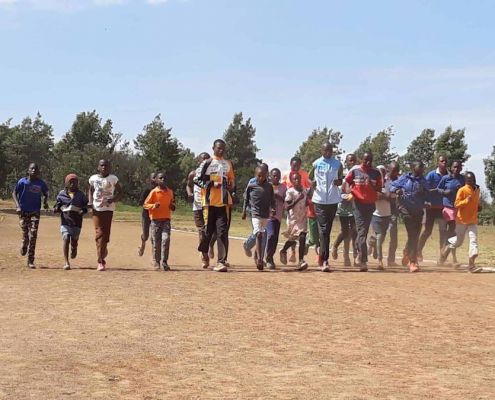 Kiambogos Jugendliche Trainieren Gemeinsam
